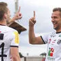 Mario Leitgeb (rechts) freut sich schon auf das Duell mit Sturm Graz