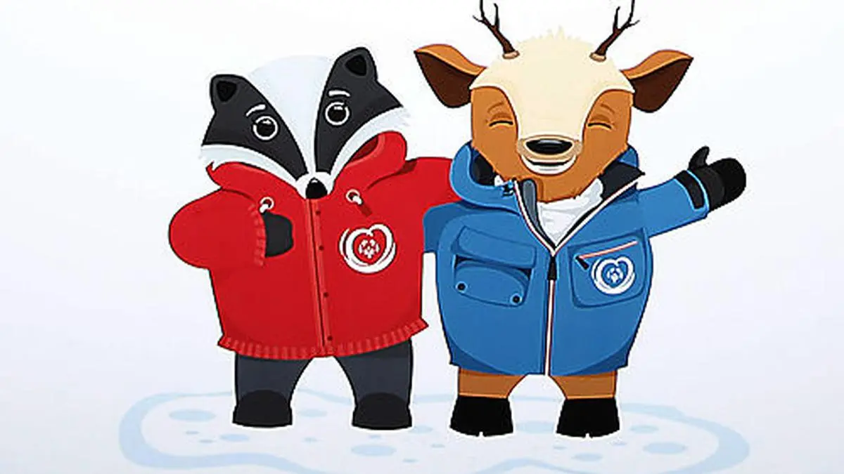 Lara und Luis, die Maskottchen der Spiele, stehen schon in den Startlöchern. Fehlen nur noch die Volunteers