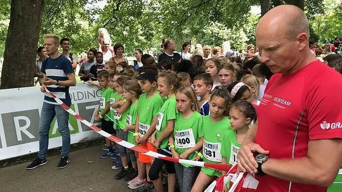 Kurz vor dem Start