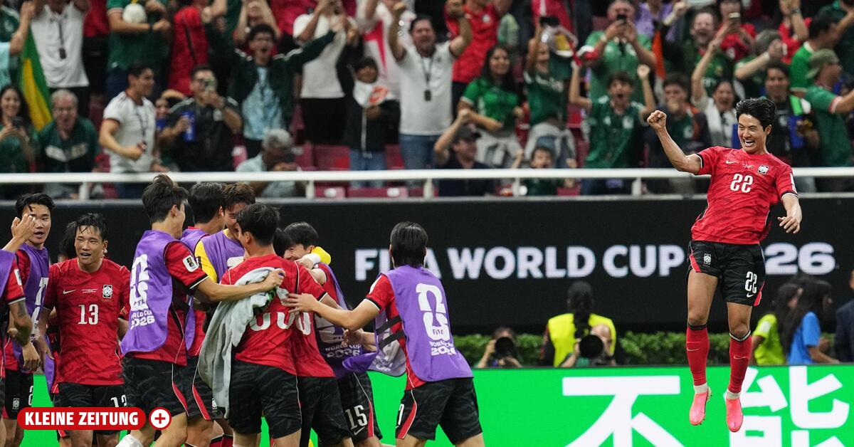 South Korea turned the game against the Czech Republic around in the final ...