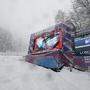 Starke Schneefälle verhinderten in Sotschi einen regulären Ablauf