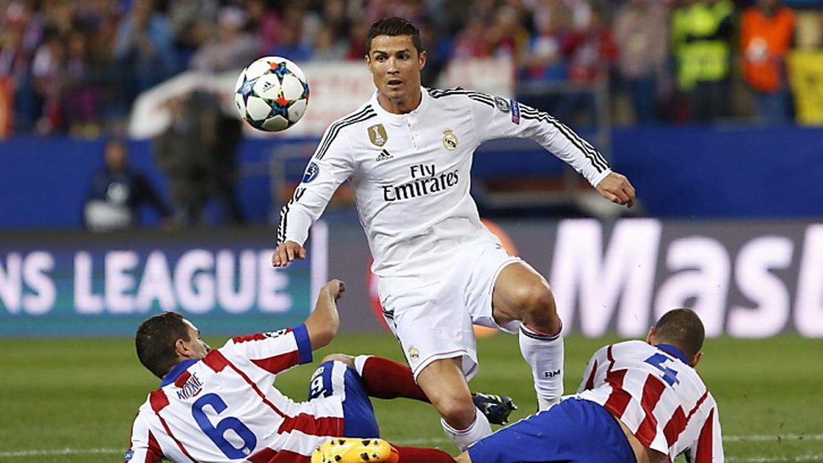 Ronaldo soll es heute für Real gegen Atletico richten