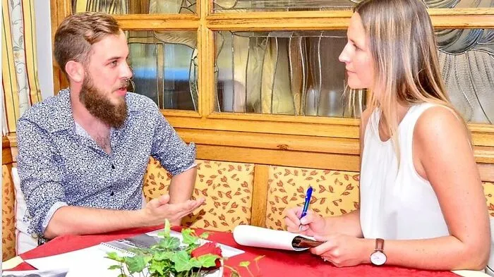 Bernhard Gitschtaler im Gespräch mit Sabine Weyrer (Kleine Zeitung)