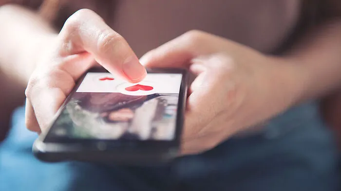 Glücklich mit Online-Dating