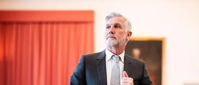 Stand im März 2025 vor dem OGH in Wien: Ex-Lobbyist Walter Meischberger