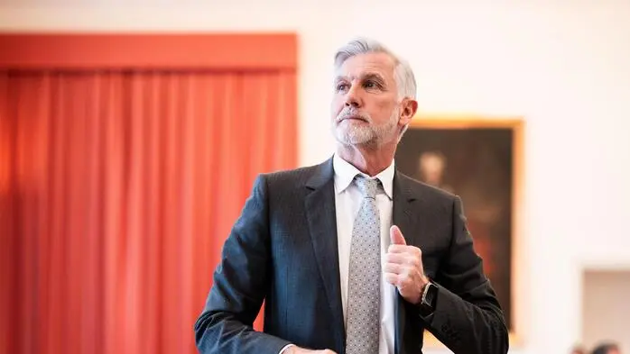 Stand im März 2025 vor dem OGH in Wien: Ex-Lobbyist Walter Meischberger