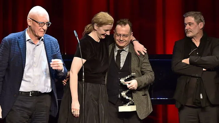 Zum besten Spielfilm gekürt: "Murer - Anatomie eines Prozesses) von Produzent Mathias Forberg, Viktoria Salcher, , Regisseur Christian Frosch und Produzent Adrian Chef