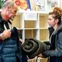 Es werden dringend Schlafsäcke und Bekleidung für Männer benötigt