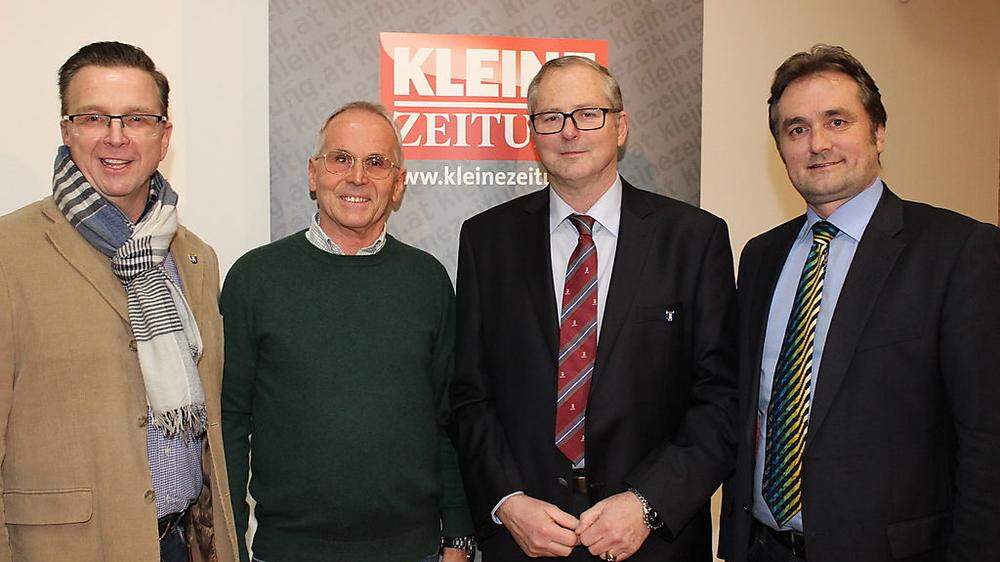 Helmut Linhart, Alois Lipp, Johann Bernsteiner und Bernd Jammernegg