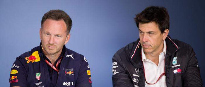 Christian Horner (links) und Toto Wolff werden wohl keine Freunde mehr