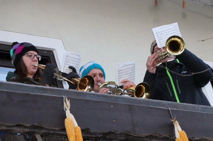 Die Bläsergruppe der Trachtenkapelle Tiffen unter Obmann Harald Domenig spielte Weihnachtslieder.