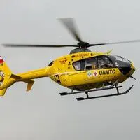 Ein Rettungshubschrauber brachte den verletzten Jugendlichen in die Kinderklinik in Graz