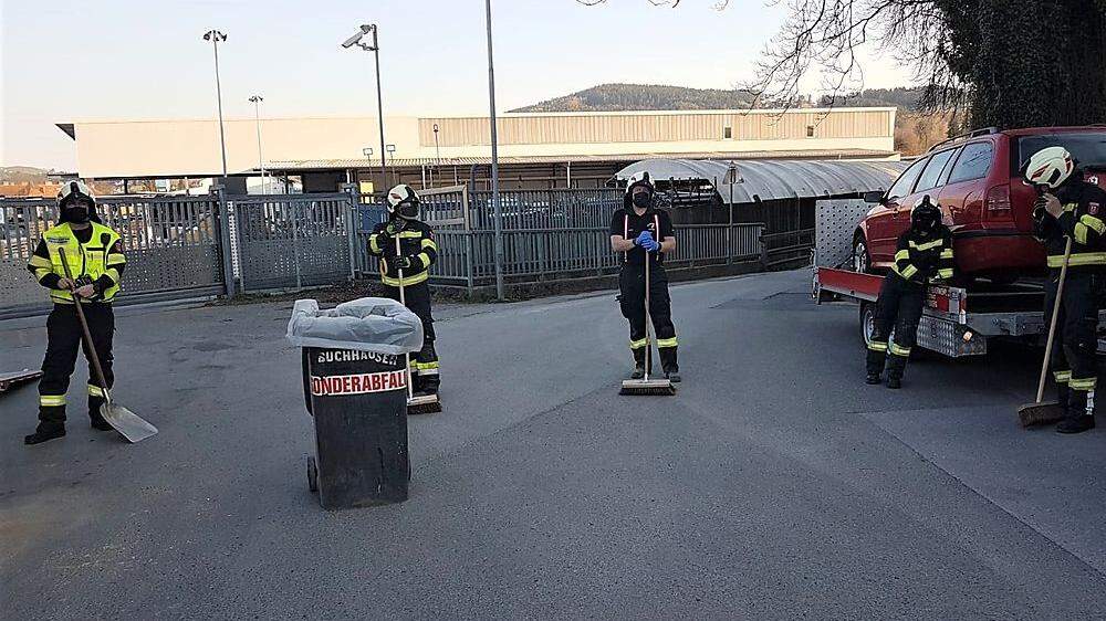 Sechs Mitglieder der Freiwilligen Feuerwehr Voitsberg waren im Einsatz