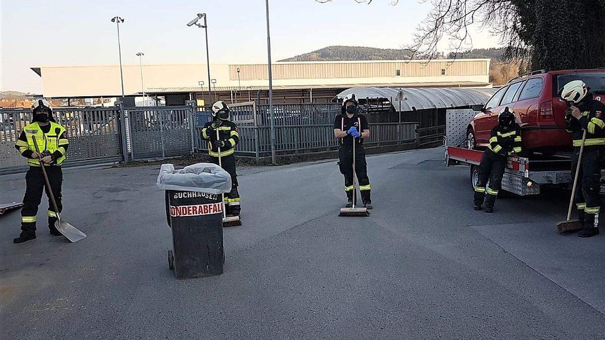 Sechs Mitglieder der Freiwilligen Feuerwehr Voitsberg waren im Einsatz