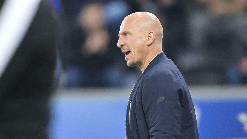 Salzburg-Coach Gerhard Struber ist unter Druck