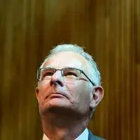 Finanzminister Markus Marterbauer (SPÖ) im Rahmen einer Sondersitzung des Nationalrates mit Budgetrede am Dienstag, 13. Mai 2025, im Parlament in Wien.
