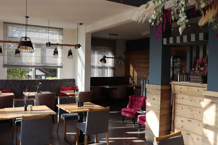 So sehen die Räumlichkeiten vom Restaurant aus.