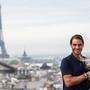 Die zwei &quot;Wahrzeichen&quot; von Paris: Der Eiffelturm und Rafael Nadal