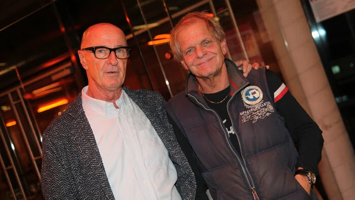 "Ossi Huber &amp; Gäste" mit Oskar „Ossi“ Huber, Dietmar „Didi“ Baumgartner, Dragan Janjuz und Peter Gröning im Stadtsaal in Feldkirchen.