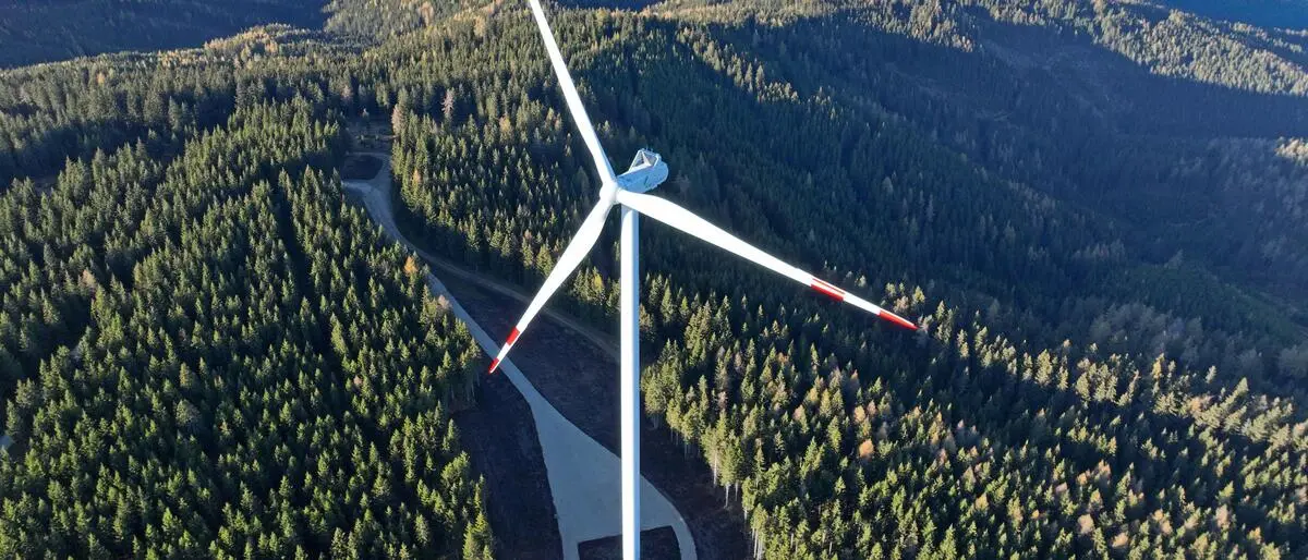 Die Windräder auf rund 1200 bis 1400 Meter Seehöhe sorgen für rund 80 Millionen kWh/Jahr
