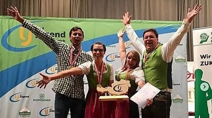 Das siegreiche Team der Landjugend Stubenberg