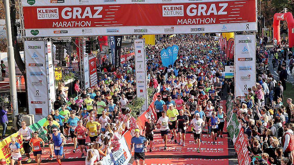 Kommendes Wochenende steht die Stadt beim Graz-Marathon ganz im Zeichen des Sports