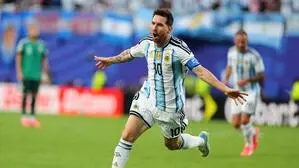 Lionel Messi erzielte einen Hattrick