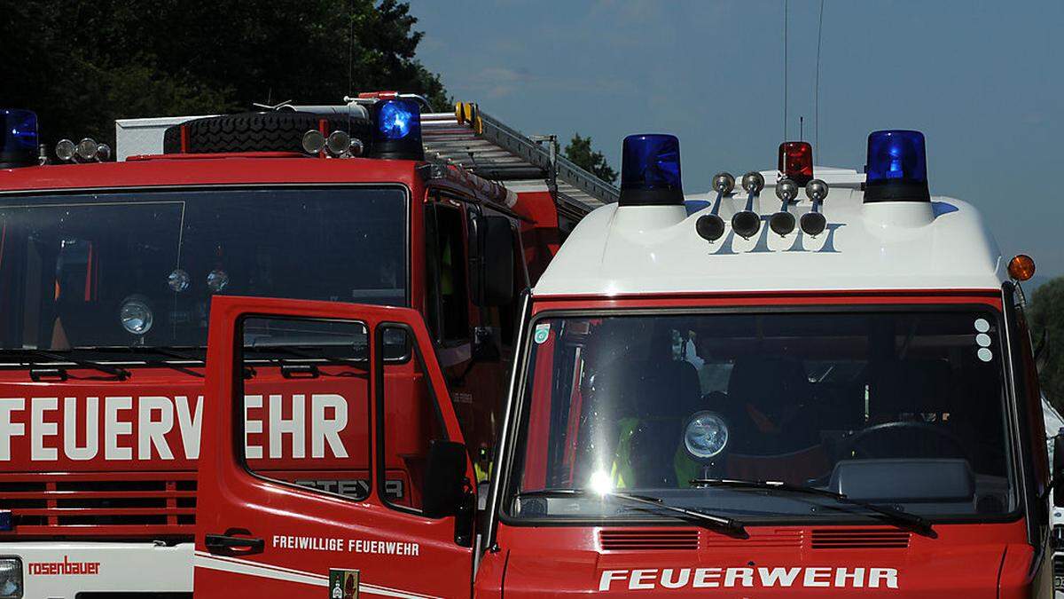 Die Betriebsfeuerwehr Voestalpine und die Feuerwehr Kindberg Stadt rückten aus