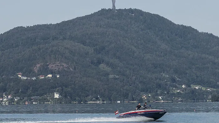 Eines von 388 Motorbooten auf dem Wörthersee