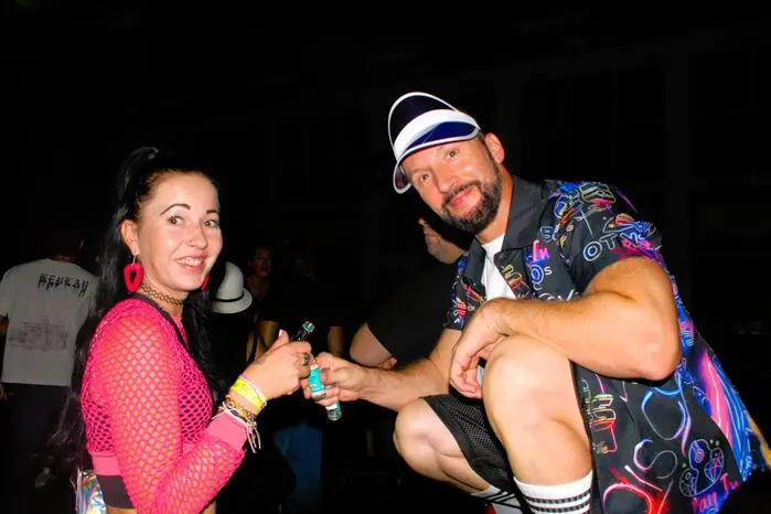 Die Kulturhalle verwandelte sich dabei in eine große Disco, auch der Bereich vor der Halle wurde zur Party-Zone.
