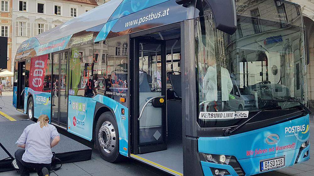 Der Wasserstoffbus in Graz