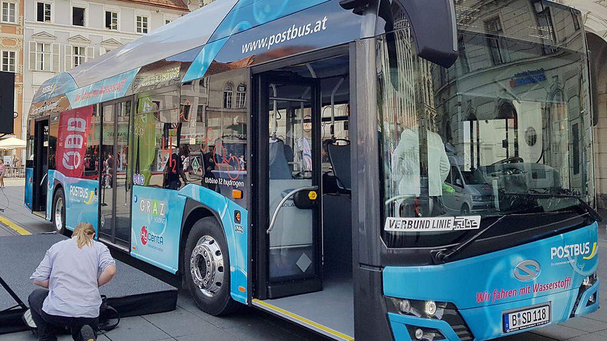 Der Wasserstoffbus in Graz