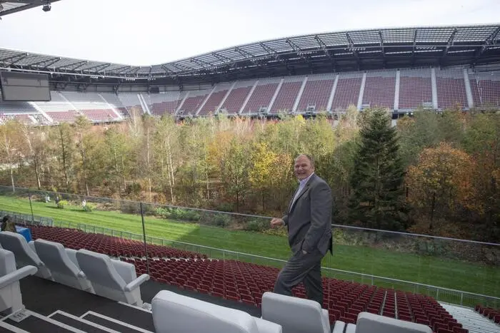 2019 initiierte Herbert Waldner das Projekt „For Forest“ im Stadion. Hinter der gleichnamigen Villa am Klagenfurter Ring will er ein Hochhaus bauen, doch die Stadt ist dagegen