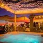 Die berühmte Strandbar Numero Uno in Grado mit Whirlpool und Weihnachtsdekoration | Die beliebte Strandbar Numero Uno in Grado bietet einen Whirlpool samt Adventambiente an
