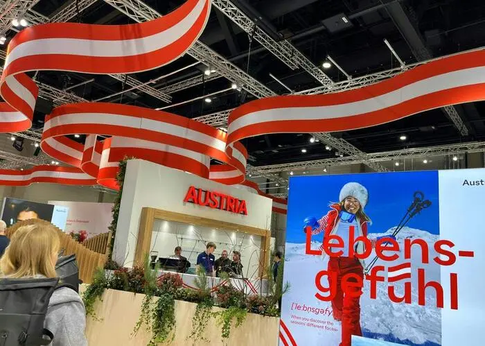 Der Messestand von Österreich auf der ITB in Berlin