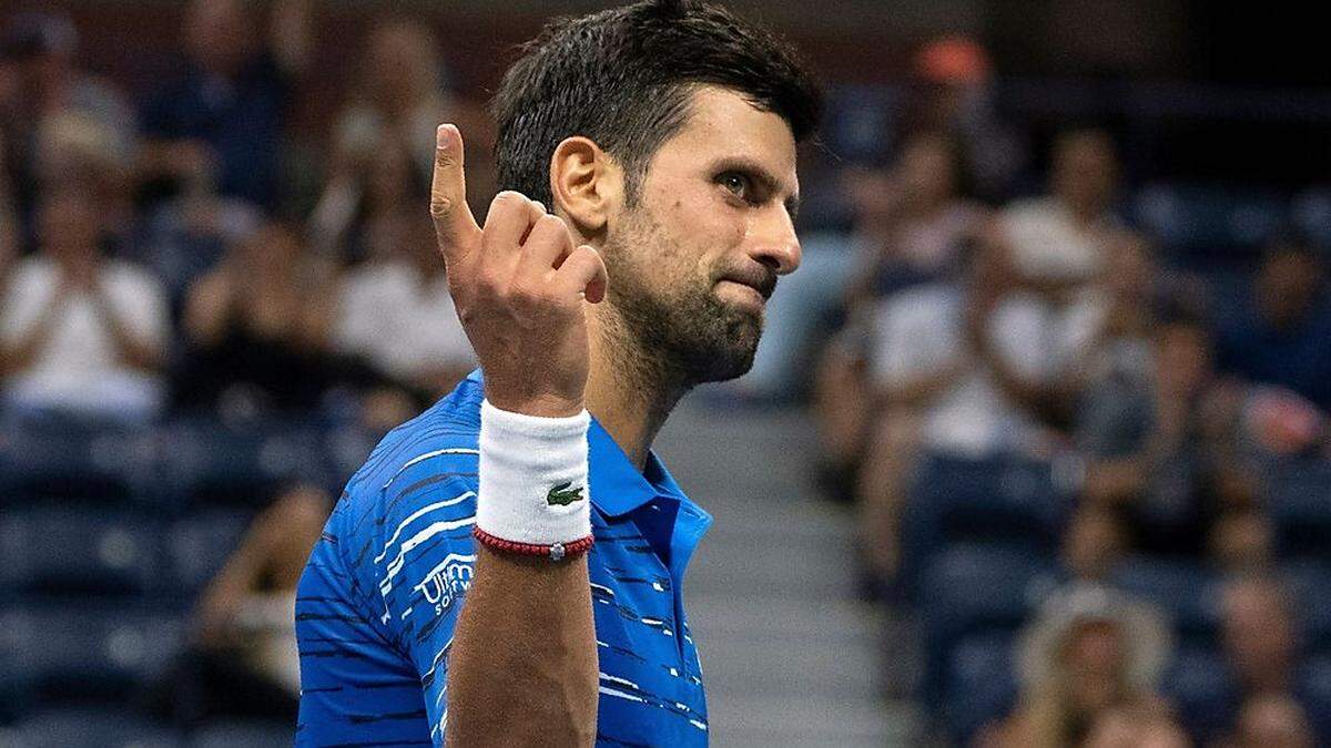 Novak Djokovic ist schmerzfrei