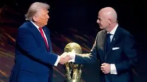 Präsidenten unter sich: US-Oberhaupt Donald Trump (links) und FIFA-Boss Gianni Infantino
