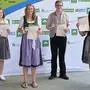 Die Erstplatzierten von links: Lisa Nusser (Neues Sprachrohr), Laura Zwischenberger (Sprachrohr), Kevin Stefan Kreuzwirt ("Vorbereitete Rede unter 18") und Sarah Felsberger ("Vorbereitete Rede über 18")
