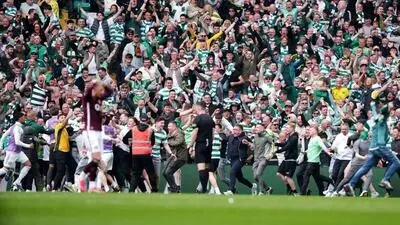 Celtic Glasgow bejubelte den Titel