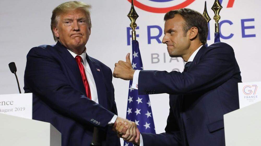 US-Präsident Donald Trump und Frankreichs Präsident Emmanuel Macron