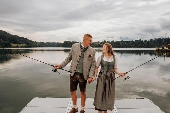 Trauten sich kürzlich im kleinen Kreis: Laura Piwater und Lukas Tschekon