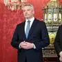 Vizekanzler Werner Kogler (Grüne) (l.) und Bundeskanzler Karl Nehammer (ÖVP)  | Vizekanzler Werner Kogler (Grüne) (l.) und Bundeskanzler Karl Nehammer (ÖVP) 