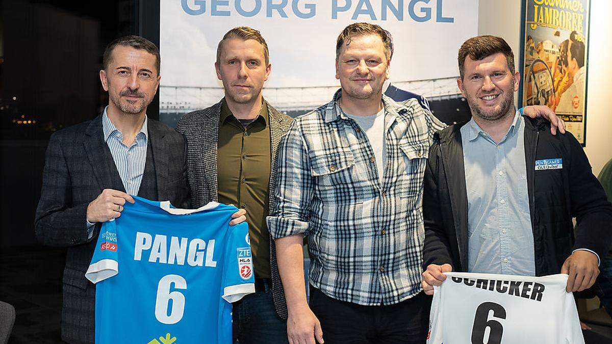 Georg Pangl, Karl-Heinz Weiland, Christian Kotzbeck und Andreas Schicker 