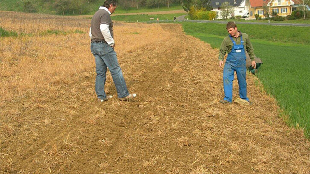 Damit die Erde am Acker bleibt