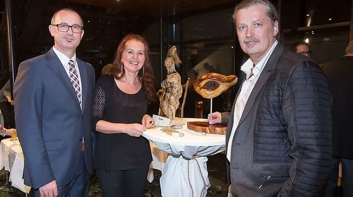 Wilfried Kollreider, Kuenz Schwester Irene Abl und Harald Kuenz
