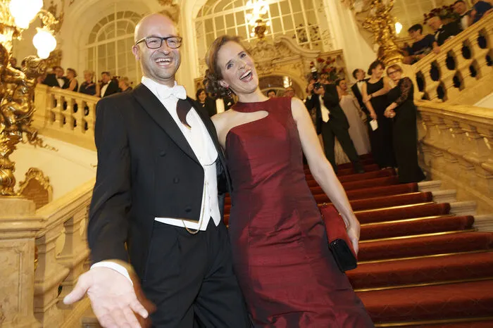 Ball-Organisator Bernd Pürcher und Opern-Intendantin Nora Schmid