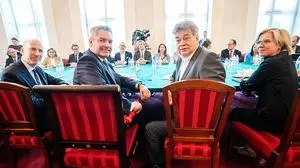 Eher wenig Geldsorgen im Sommerministerrat.