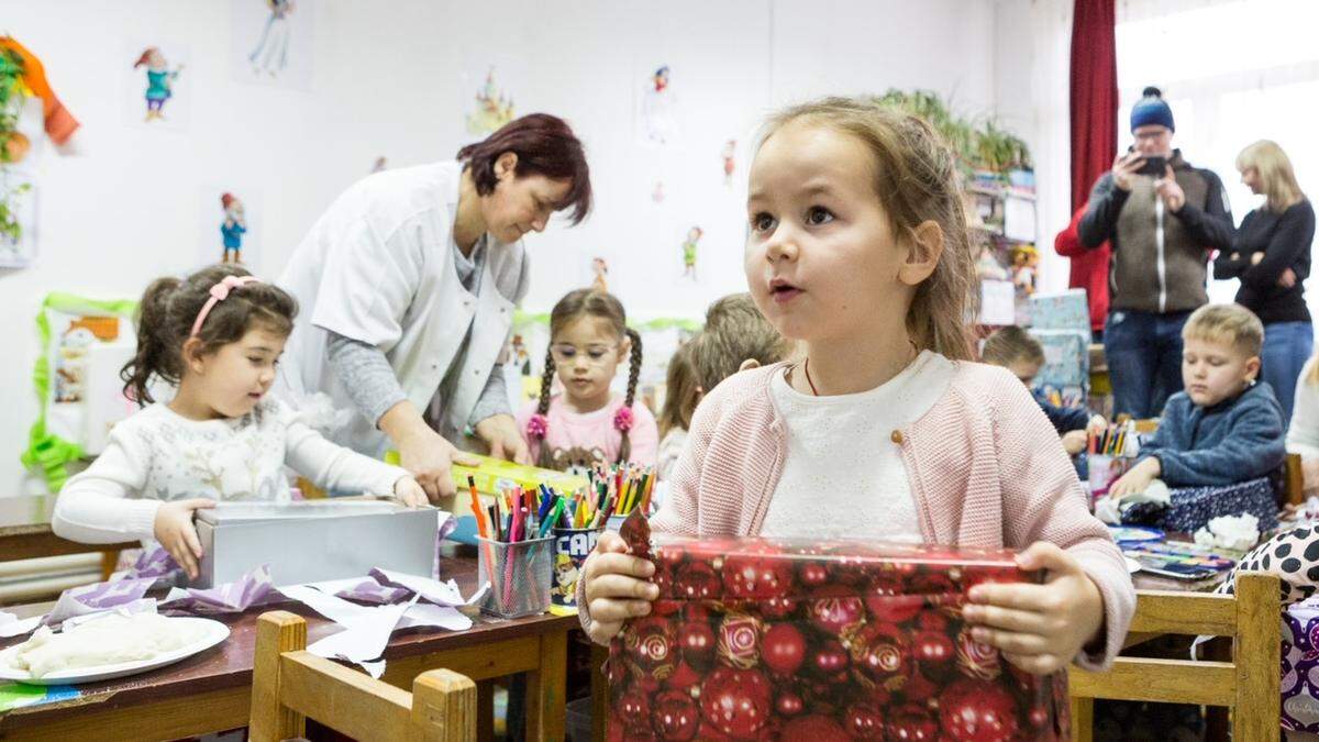 Für viele Kinder sind diese Spenden die einzigen Weihnachtsgeschenke, die sie bekommen 