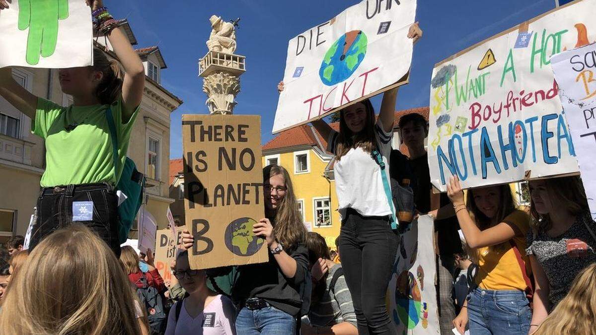 Die Jungen von Fridays for Future demonstrieren seit drei Jahren in Graz, jetzt richtet das Land einen Klima-Beteiligungsproess ein