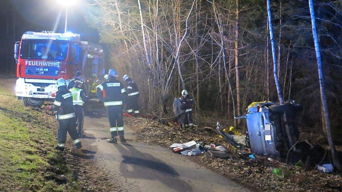 Die Feuerwehr setzte die Bergeschwere zur Rettung ein